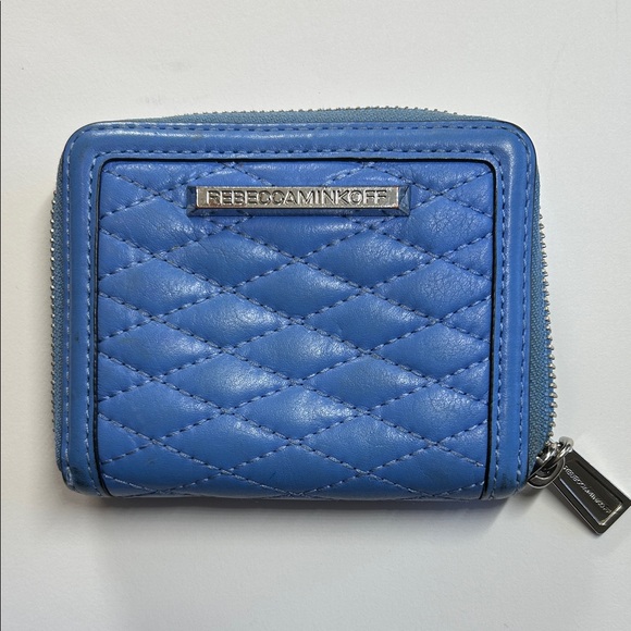 Rebecca Minkoff Handbags - Rebecca Minkoff Quilted Blue Wallet